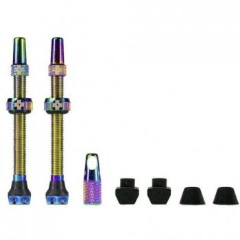 Válvulas Tubeless Muc-Off V2 Iridiscentes 60mm - Paquete de 2