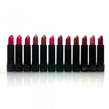 (RED, SMALL) - Princessa Aloe Lipsticks Set - 12 Fashionable Colours/ Long Lasting