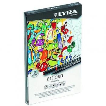 LYRA 6751100 - Set de 10 Rotuladores Artísticos de Alta Calidad Art Pen
