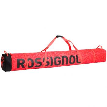 Rossignol Bolsa portaesquís Hero Ski Bag 2/3P Ajustable 190-220 cm, Talla única, Color Rojo