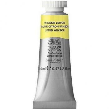 Winsor & Newton Acuarela Profesional, limón Winsor, 14 ml