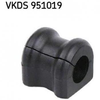 Soporte estabilizador SKF VKDS 951019, casquillo del cojinete de estabilizador, diseñado para proporcionar soporte y estabilidad al sistema de suspensión del vehículo, fabricado con materiales de alta calidad para garantizar durabilidad y resistencia a