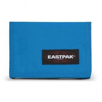Cartera unisex Eastpak Crew Single Azure Blue, color azul brillante y negro, tamaño M, fabricada en tejido