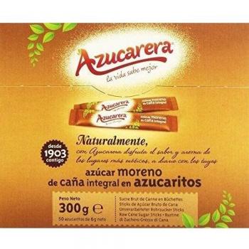 Azucarera - Azúcar moreno de caña integral en azucaritos - 50 azucaritos