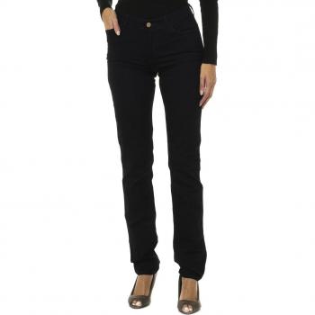 Pantalones largos de tejido elástico 6Y5J18-5DXIZ para mujer