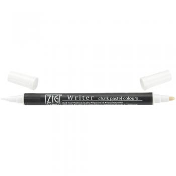 Zig Memory System Writer gesso pastello Dual-punta bianco-marcatore 6PK