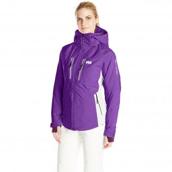 Helly Hansen W Motion Stretch - Chaqueta de esquí para mujer, color morado, talla L