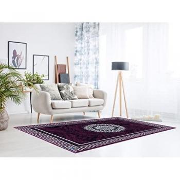 Alfombra Moderna Versach de Pelo Corto en Polipropileno Frisé 100% Lavable para Salón o Habitación - Varias Medidas y Colores