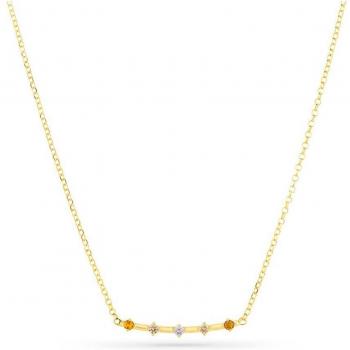 Collar Fantasy de plata dorado