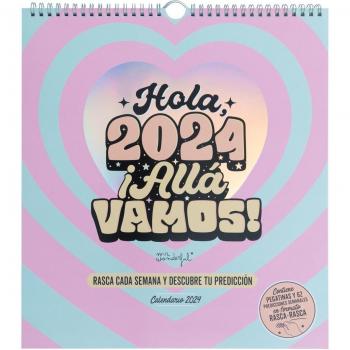 MR CALENDARIO DE PARED RASCA-RASCA 2024 - ¡ALLÁ VAMOS!