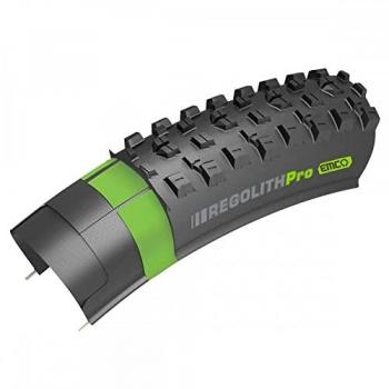 Cubierta Kenda Regolith Pro 29x2.60 Tubeless Ready negro verde, neumático todoterreno para bicicletas eléctricas y de montaña, con banda de rodadura versátil y tecnología Tubeless Ready (KENDA REGOL