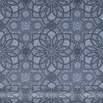 Equipo DRT Daphne - Papel pintado geométrico floral, color noche, 1 rollo