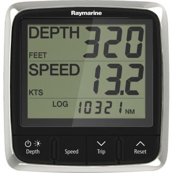 Raymarine i50 Tridata Display System with Nylon Thru-Hull Transducer