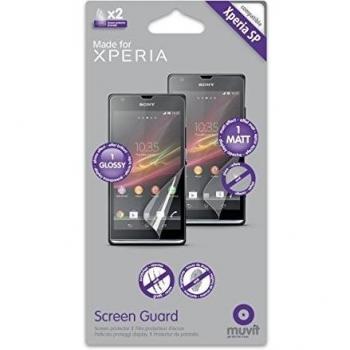 MCA SESCP006 - Mca-Muvit Set de dos Protectores de Pantalla Sony Xperia SP Made for Xperia