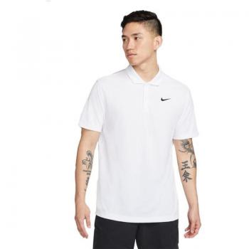 Nike Court Dri-FIT Men's Solid Polo Shirt - White