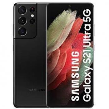 Samsung Smartphone Galaxy S21 Ultra 5G de 128 GB con Sistema Operativo Android Color Negro