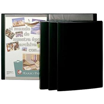 Plus Office EMT10 /180225 - Carpeta flexible con 10 fundas, A4, negro