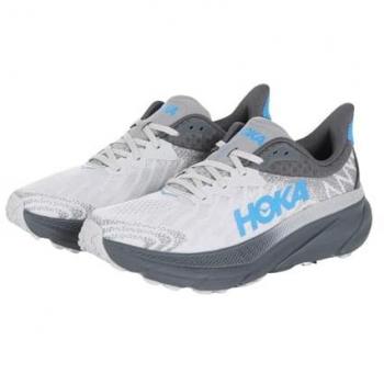 Zapatillas de running HOKA Challenger 7 para hombre en color gris y azul, talla 42