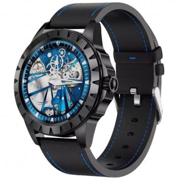 Reloj Inteligente Lemfo LEMZ Negro con Correa de Silicona