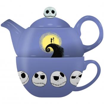 Set de Tetera y Taza Disney Pesadilla Antes de Navidad Half Moon Bay 450ml
