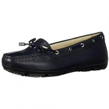 Geox Mocasines para mujer Marva 6 Driving Moc estilo, azul