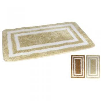 Alfombra de baño antideslizante 2 colores 45 x 75 cm