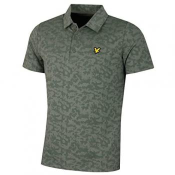 Lyle & Scott Men's Seafoam Jacquard Polo Shirt