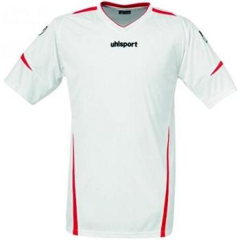 Uhlsport Camiseta Team Manga Corta, Todo el año, Unisex, Color Blanco/Rojo, tamaño XXL