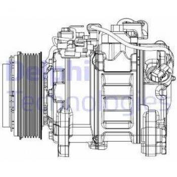 Compresor de aire acondicionado DELPHI CS20501