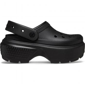 Crocs Stomp - Women Flip-flops And Sandals - Black - Size: M5/W6, Crocs Clogs - Female, Black - Size: 4 US Slip-On Sandals with Adjustable Strap, Crocs Women's Stomp Platform