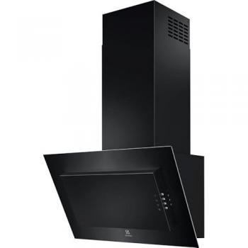Campana Extractora Decorativa Murale Electrolux LFV326K, 60 cm, 600 m³/h, 3 Velocidades, 66 dB, Color Negro