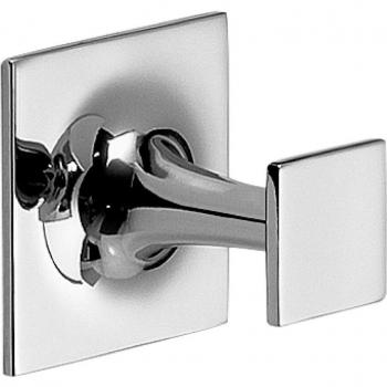 Percha de baño individual Wizard Gedy, modelo GEDY WZ271300100, acabado en cromo