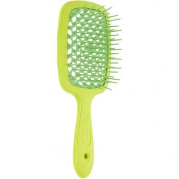 Cepillo Superbrush Verde Janeke - Cepillo Plano Grande Para Cabello 20,3 X 8,5 X 3,1 Cm 1 Ud