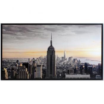Cuadro enmarcado de la ciudad de Nueva York con diseño de DKD Home Decor (144 x 3,5 x 84 cm)