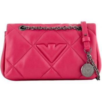 Emporio Armani Women's Pink Quilted Shoulder Bag - One Size