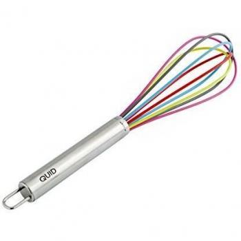 Quid SILIC Batidor 25Cm Renova Silicq, Acero y Rojo, 0.55 cm