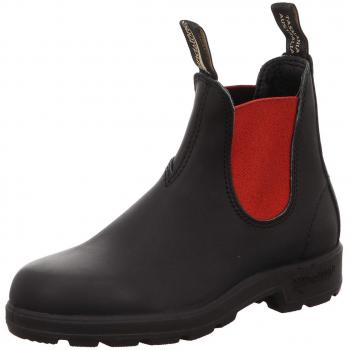 Blundstone Original Chelsea Boots - Classic Black Leather with Red Elastic