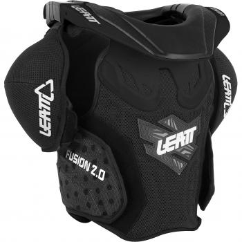 Leatt Fusion Vest 2.0 Junior de pecho con neckbrace – Negro