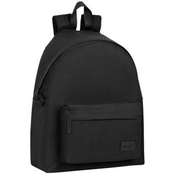 Mochila Escolar Safta Basic Negro 33x42x15 cm