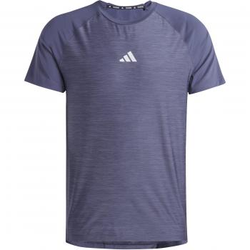 Adidas Gym+ 3 Stripes Logo T-Shirt for Men - Blue, Violet, Anthracite