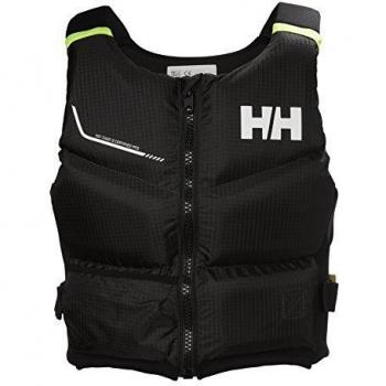 Helly Hansen Chaleco Salvavidas Rider Stealth 50N - Chaleco salvavidas con cremallera, diseño ergonómico, flotabilidad de 50 Newtons, tejido resistente al agua, ajuste personalizado y reflectores para mayor