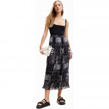 Desigual Cassidi Pleated Midi Dress