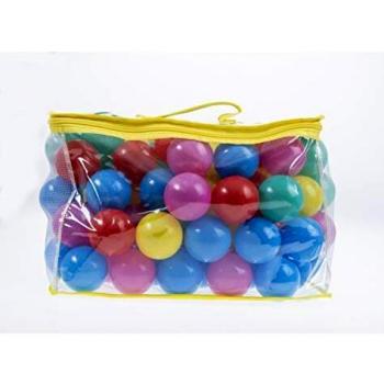 Bolsa 100 Bolas Plástico Colores