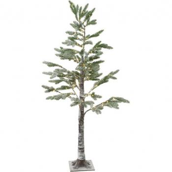 Árbol de Navidad Pino Microled Efecto Nevado 210Cm