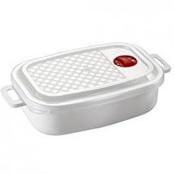 Heidrun 1909 Caja Microondas, 28 x 16 x 8 cm, 1.5 Lt, Blanco