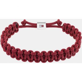 Pulsera TOMMY HILFIGER de hombre de nailon rojo