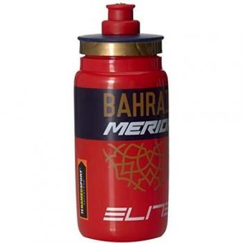 Elite Fly Team Bahrain Merida 2018 Botella de Equipo, Unisex, Rojo, 550 ml