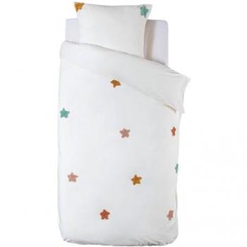Juego de Cama Estrella 140x200cm 100% Algodón para Niños - Atmosphera