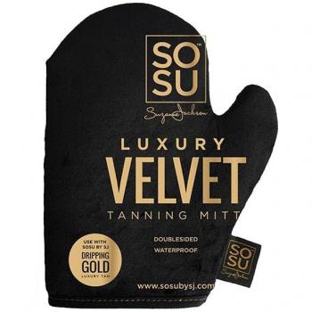 SOSU by Suzanne Jackson Gold Velvet Tanning Mitt