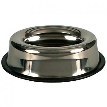 Trixie 2499 Comedero Viaje Swobby, Acero INOX, 0.45 L, 19 cm
